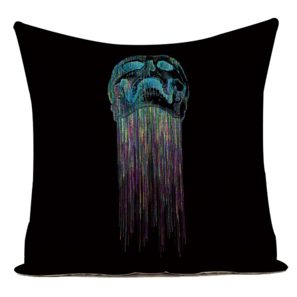 Skull - Linen Pillowcase UK