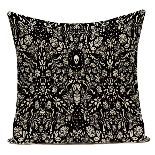 Skull - Linen Pillowcase UK