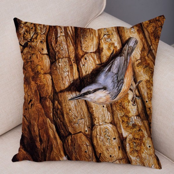 Bird - Linen Pillowcase UK