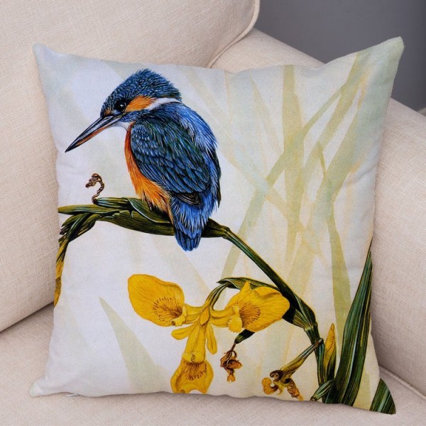 Bird - Linen Pillowcase UK