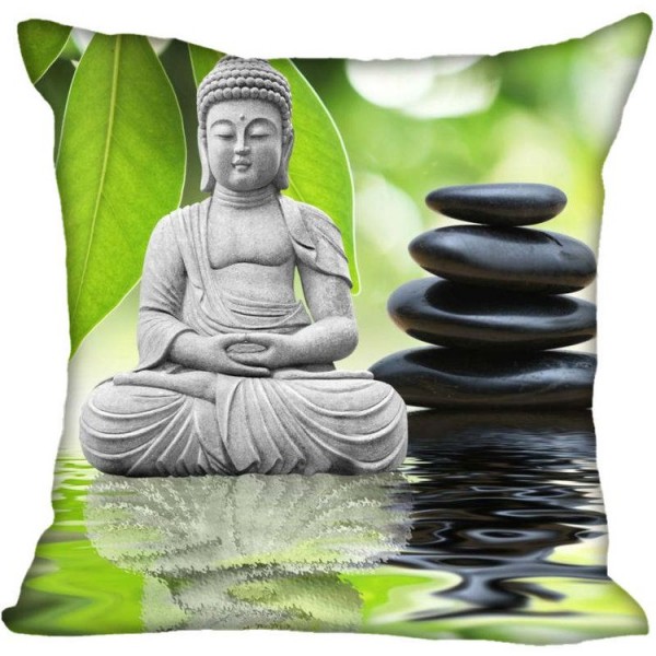 Buddha - Linen Pillowcase UK