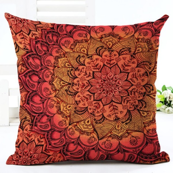 Mandala - Linen Pillowcase UK