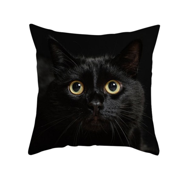 Cat - Linen Pillowcase UK