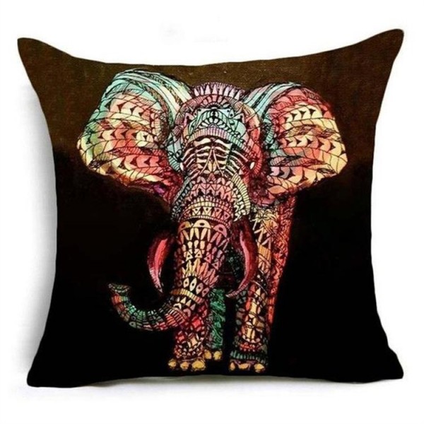 Elephant - Linen Pillowcase UK