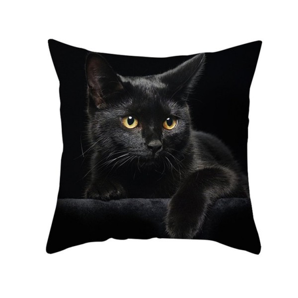 Cat - Linen Pillowcase UK