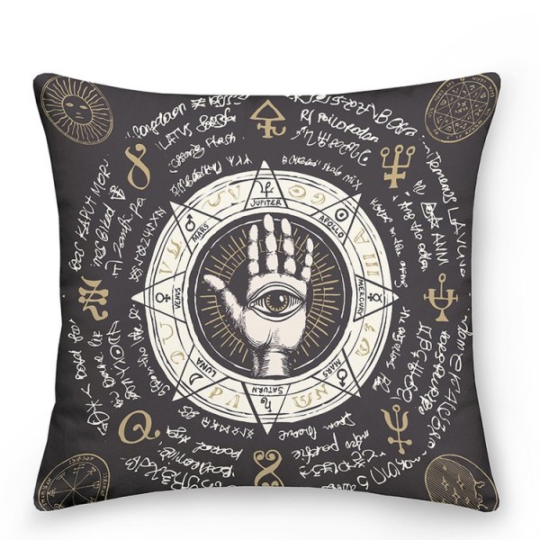 Hamsa Hand - Linen Pillowcase UK
