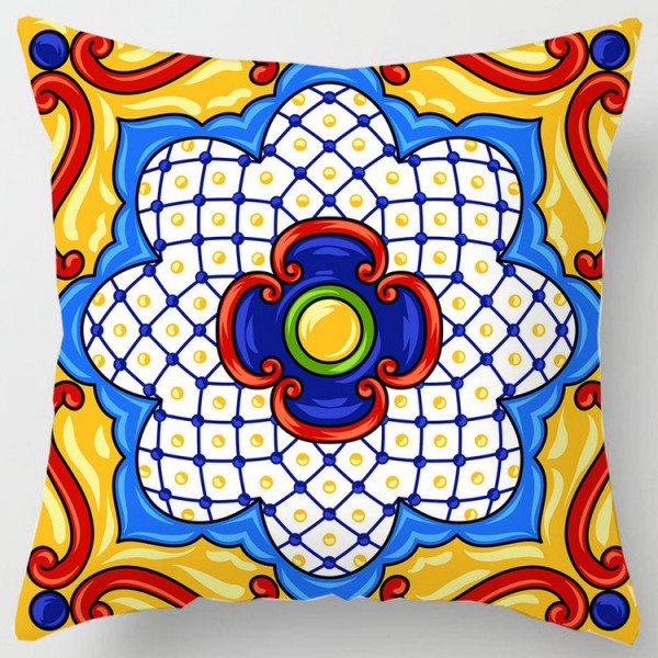 Mandala - Linen Pillowcase UK