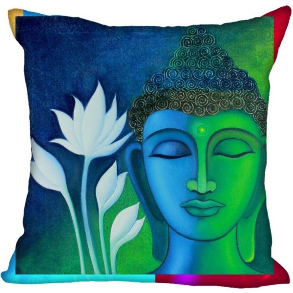 Buddha - Linen Pillowcase UK