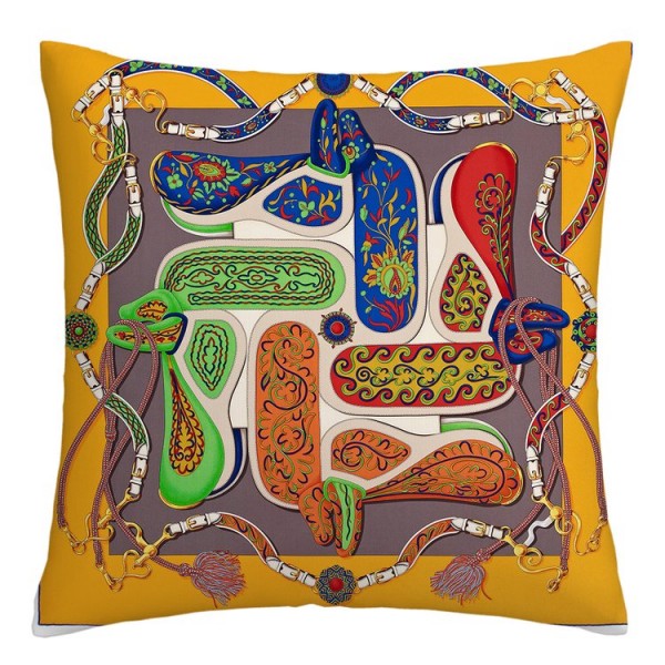 Yellow - Linen Pillowcase UK