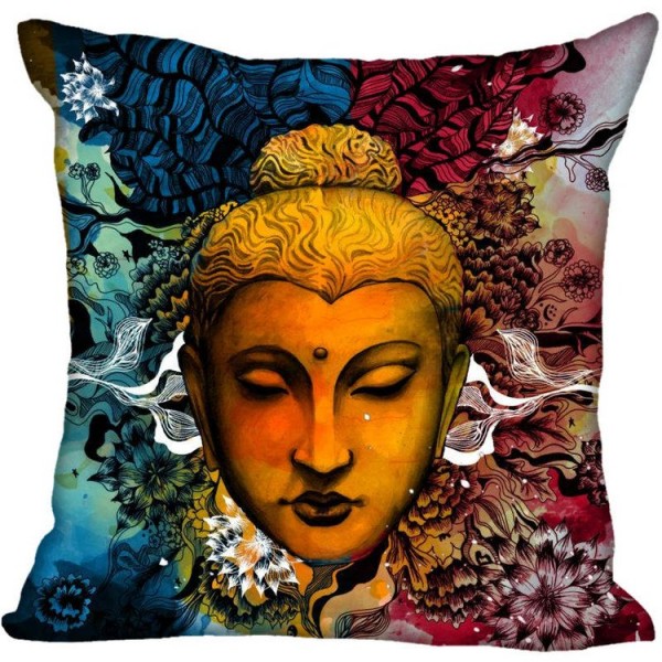 Buddha - Linen Pillowcase UK
