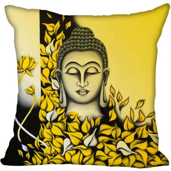 Buddha - Linen Pillowcase UK