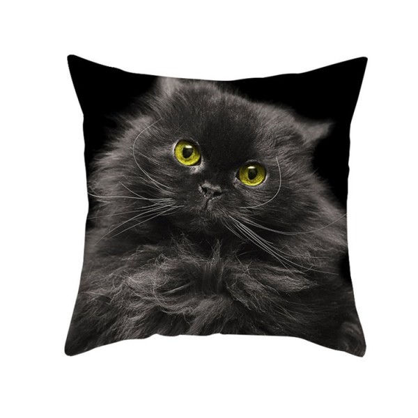 Cat - Linen Pillowcase UK
