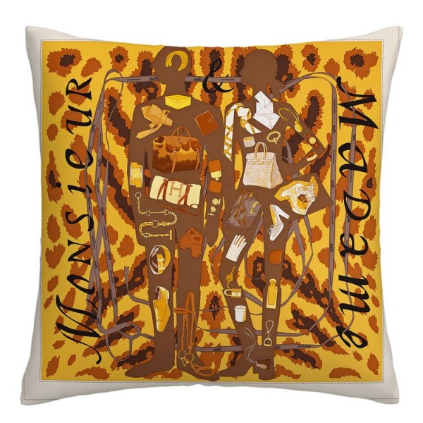 Yellow - Linen Pillowcase UK