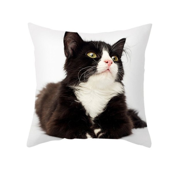 Cat - Linen Pillowcase UK