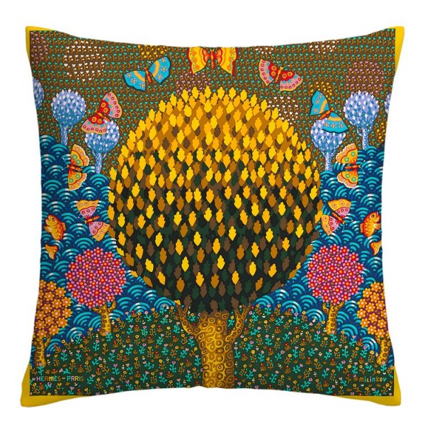 Yellow - Linen Pillowcase UK