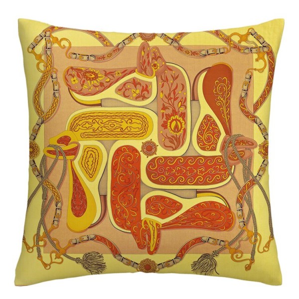 Yellow - Linen Pillowcase UK