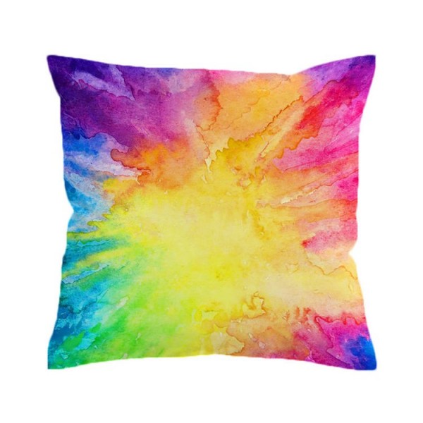 Psychedelic - Linen Pillowcase UK