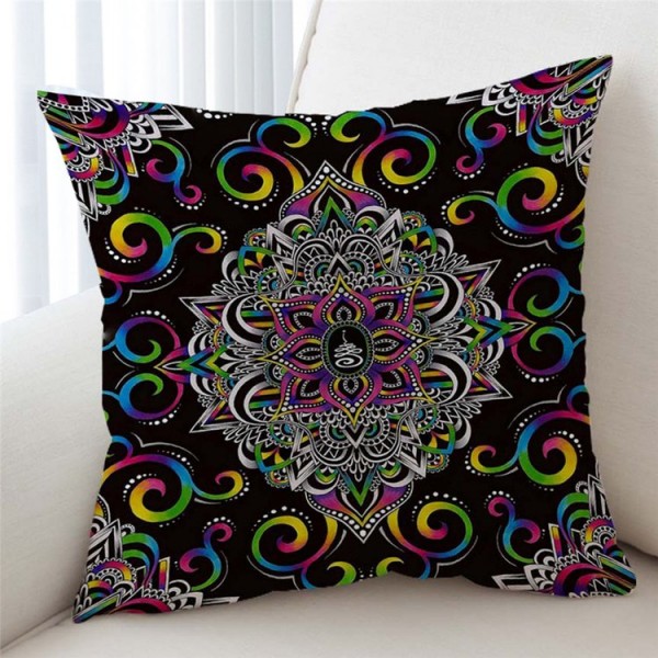 Psychedelic - Linen Pillowcase UK