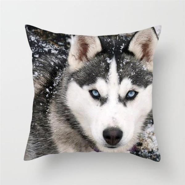 Wolf - Linen Pillowcase UK