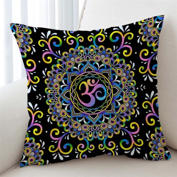 Psychedelic - Linen Pillowcase UK