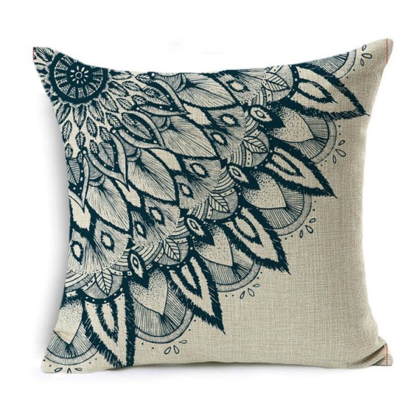 Mandala - Linen Pillowcase UK