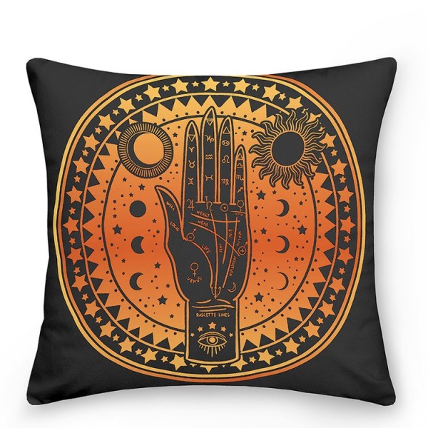 Hamsa Hand - Linen Pillowcase UK