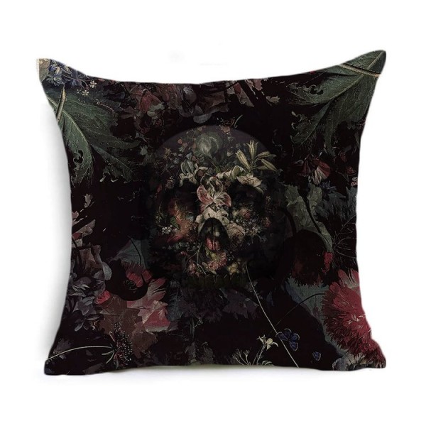 Skull - Linen Pillowcase UK