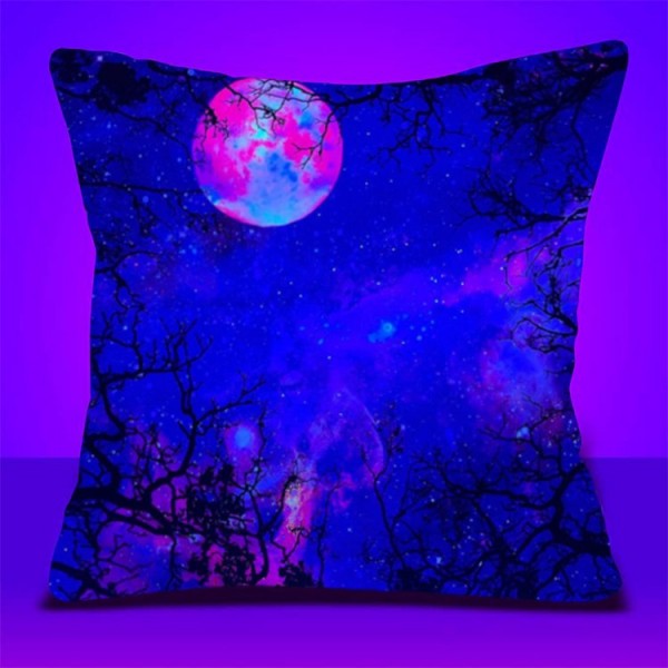 Moonlight - UV Black Light Pillowcase- Double Sided UK