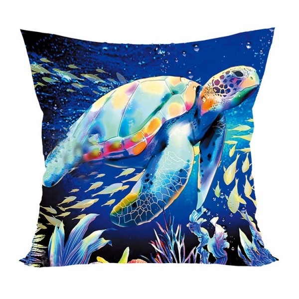 Sea turtle - UV Black Light Pillowcase- Double Sided UK