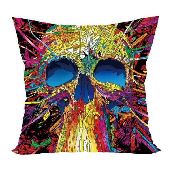 Skull - UV Black Light Pillowcase- Double Sided UK