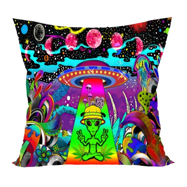 Alien - UV Black Light Pillowcase- Double Sided UK