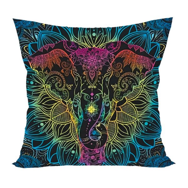 Elephant - UV Black Light Pillowcase- Double Sided UK
