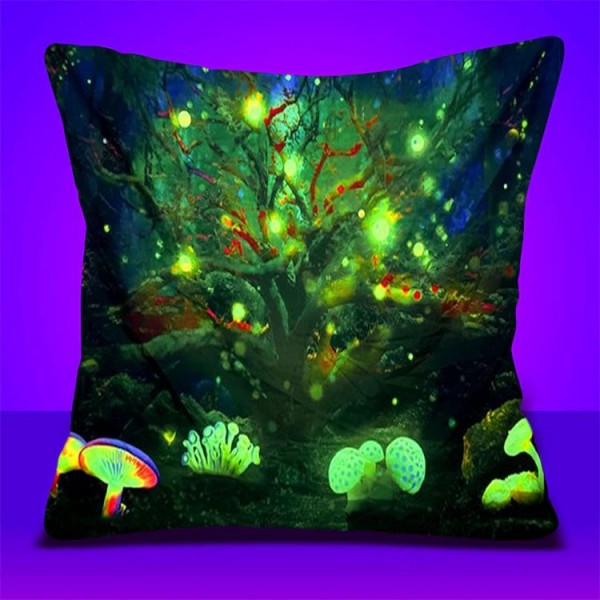 Tree of life - UV Black Light Pillowcase- Double Sided UK