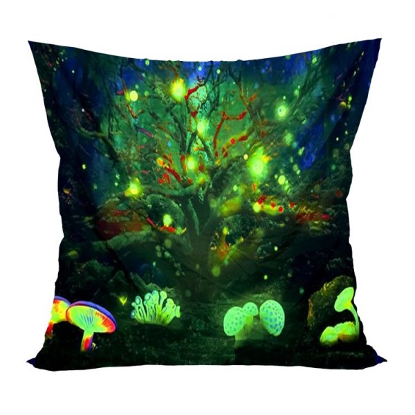 Tree of life - UV Black Light Pillowcase- Double Sided UK