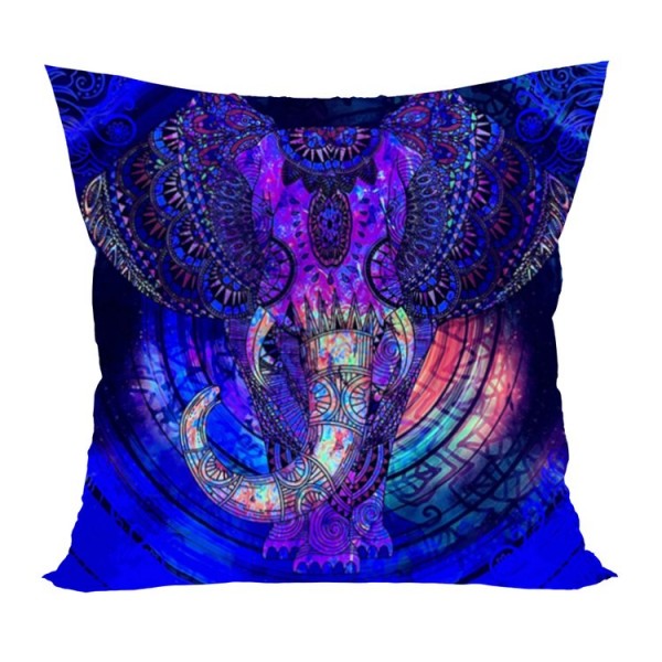 Elephant - UV Black Light Pillowcase- Double Sided UK