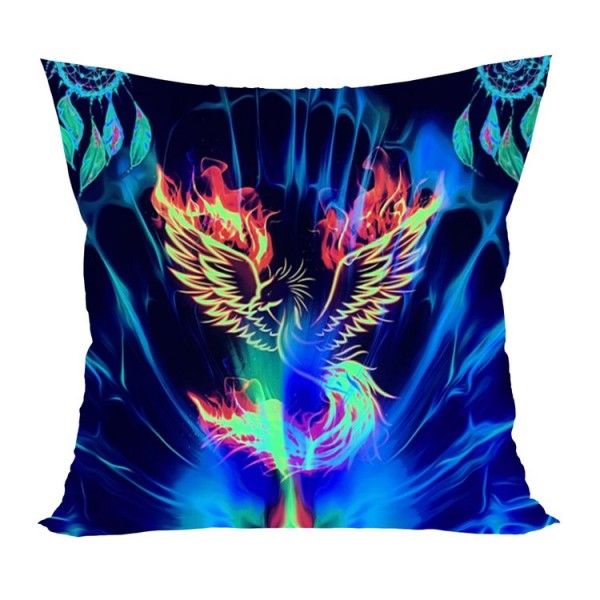Phoenix - UV Black Light Pillowcase- Double Sided UK