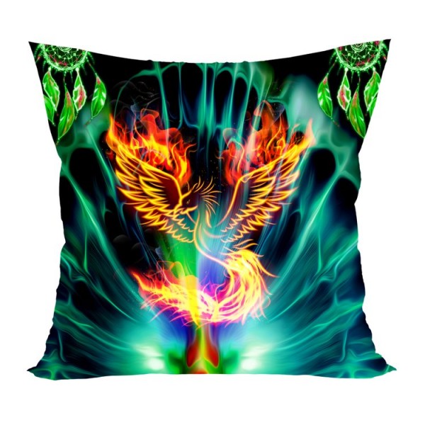 Phoenix - UV Black Light Pillowcase- Double Sided UK