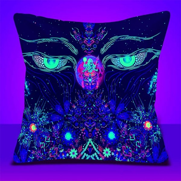 Psychedelic - UV Black Light Pillowcase- Double Sided UK