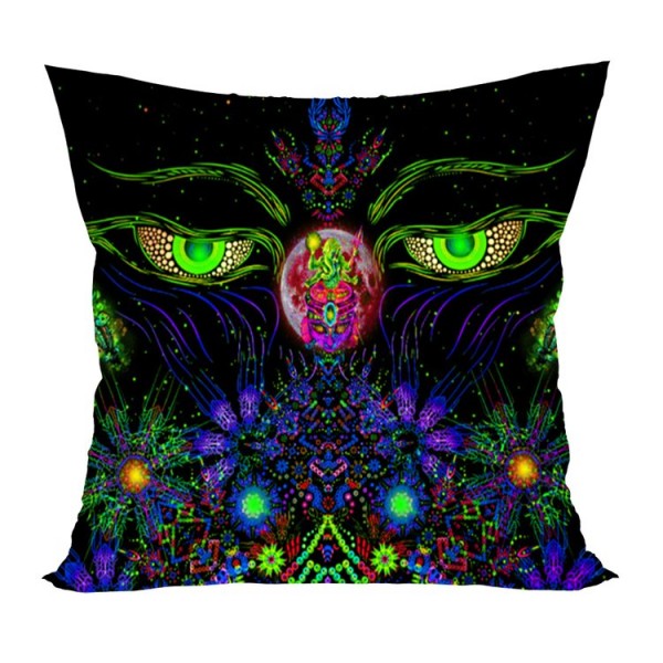 Psychedelic - UV Black Light Pillowcase- Double Sided UK