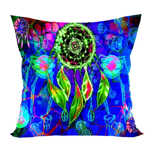 Dreamcatcher - UV Black Light Pillowcase- Double Sided UK