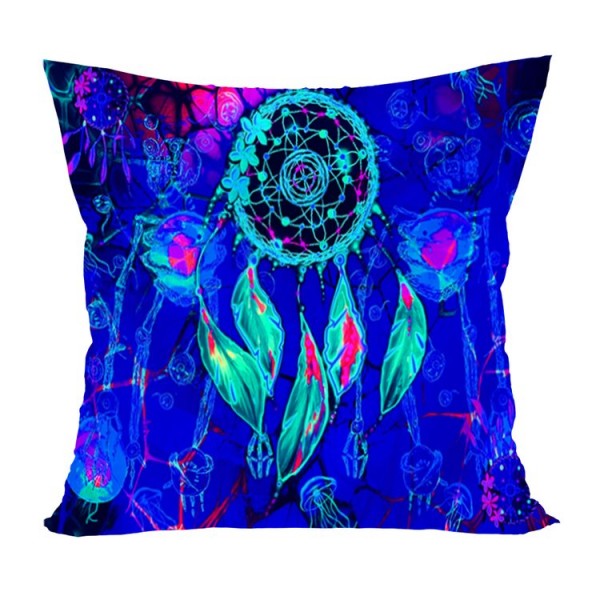 Dreamcatcher - UV Black Light Pillowcase- Double Sided UK