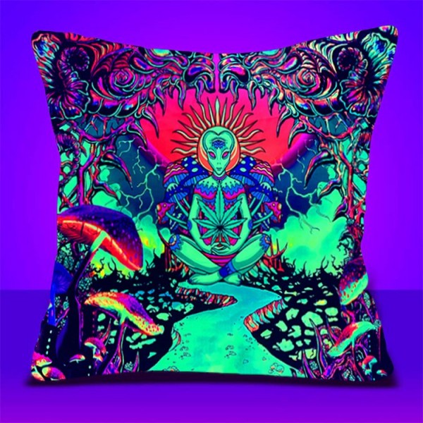 Alien - UV Black Light Pillowcase- Double Sided UK