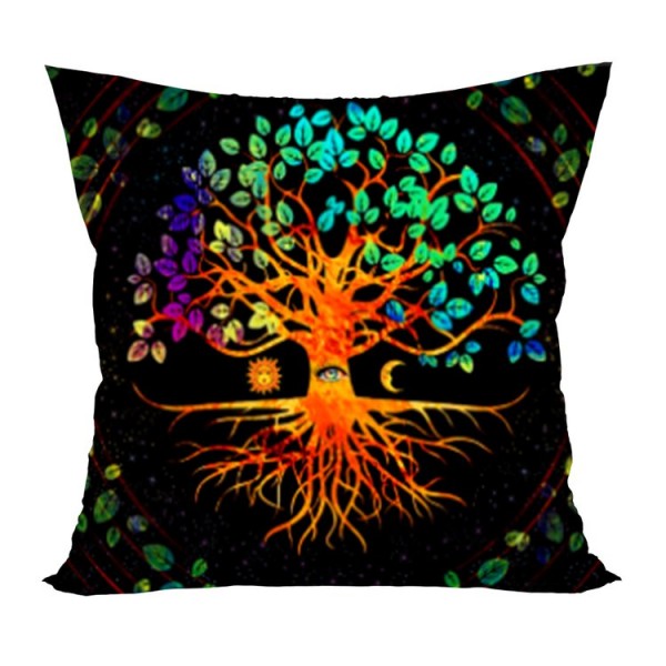 Tree - UV Black Light Pillowcase- Double Sided UK