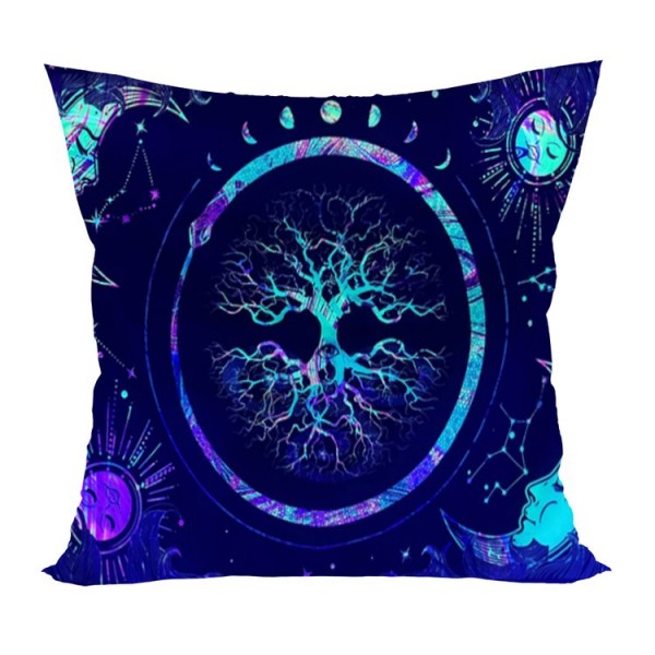 Tree - UV Black Light Pillowcase- Double Sided UK