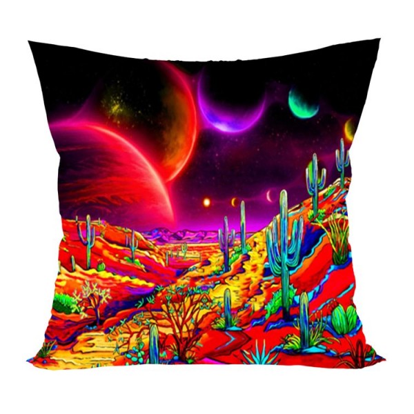 Landscape - UV Black Light Pillowcase- Double Sided UK
