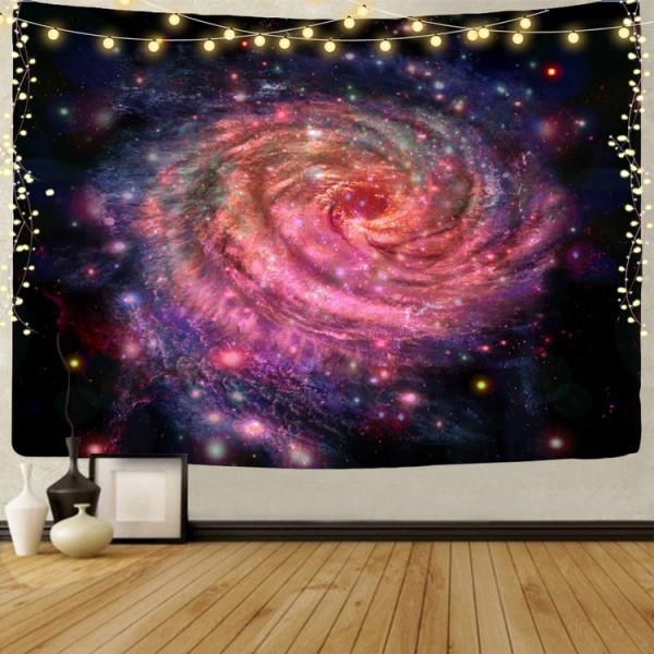 Galaxy - UV Reactive Tapestry with Wall Hanging Accessories UK