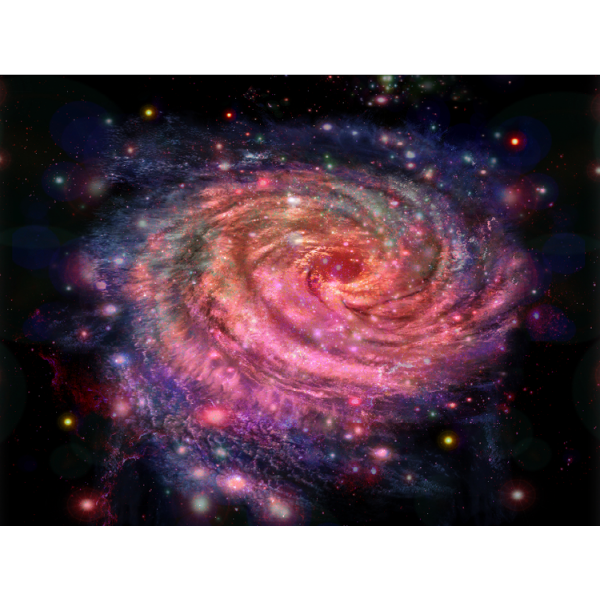 Galaxy - UV Reactive Tapestry with Wall Hanging Accessories UK