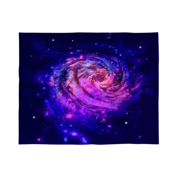 Galaxy - UV Reactive Tapestry with Wall Hanging Accessories UK