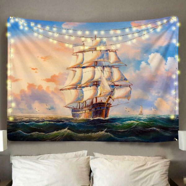 Ship\'s Voyage - Printed Tapestry UK