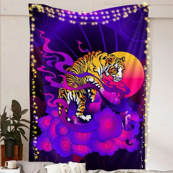 Mystic Tiger - Printed Tapestry UK